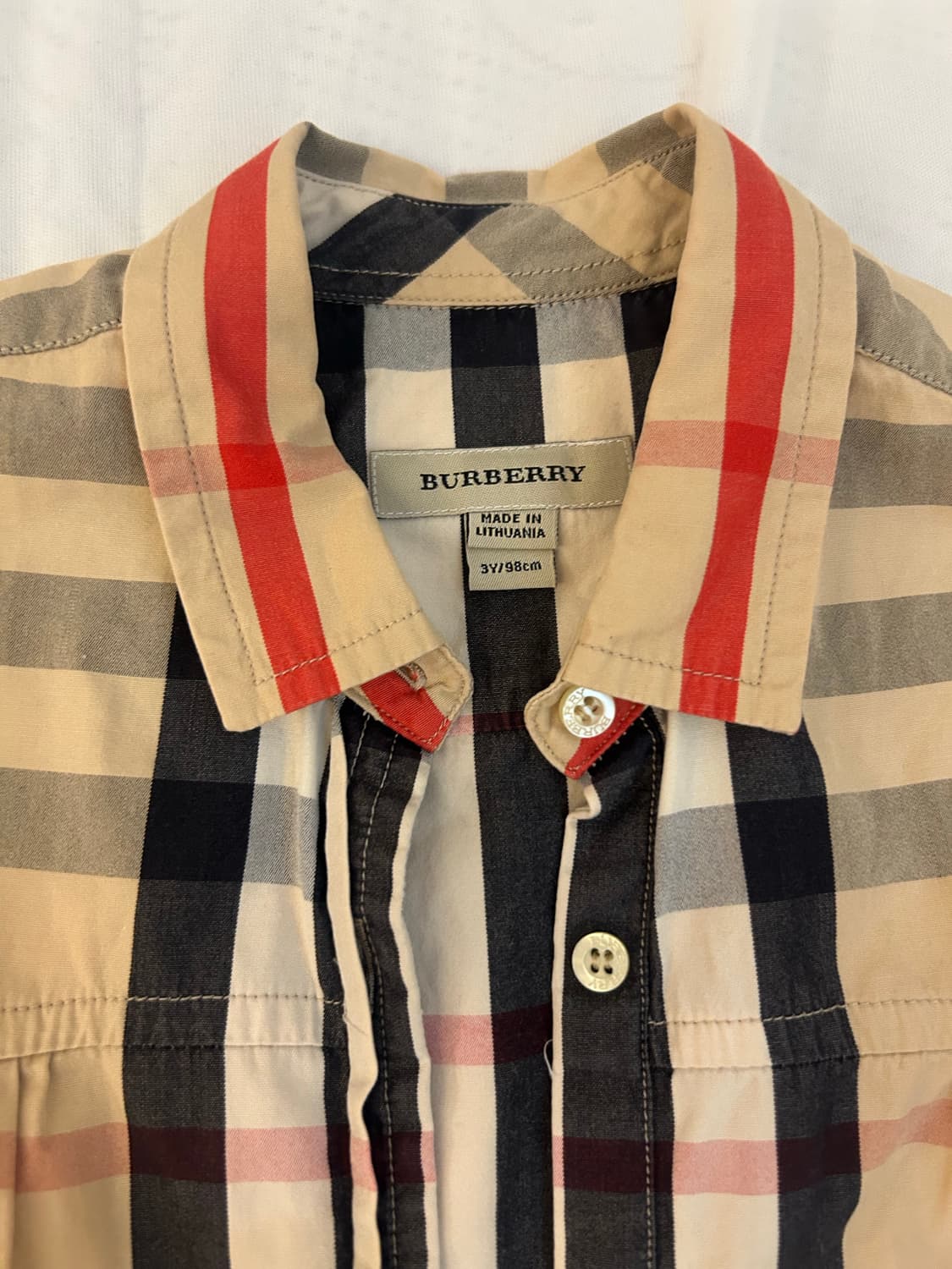 버버리 정품 키즈 블라우스  상품이미지2