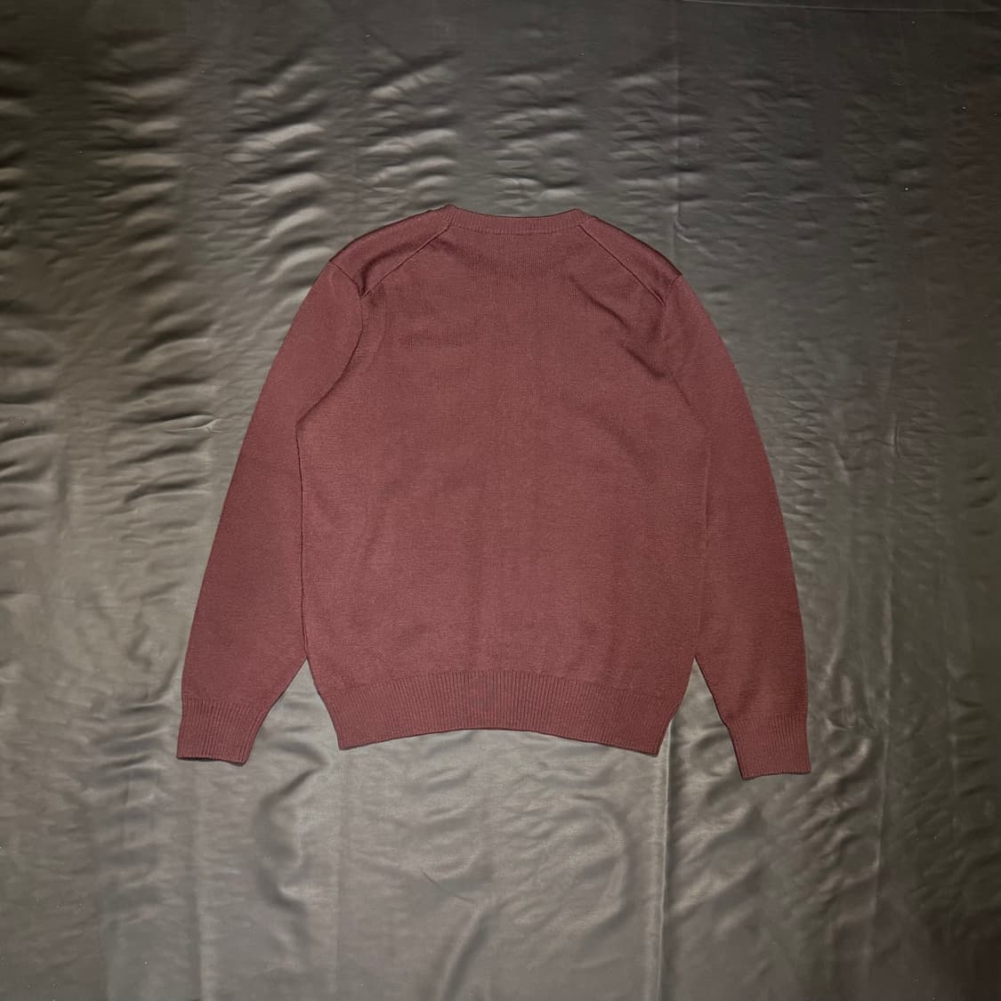 아미스몰로고 버건디니트 상품이미지2