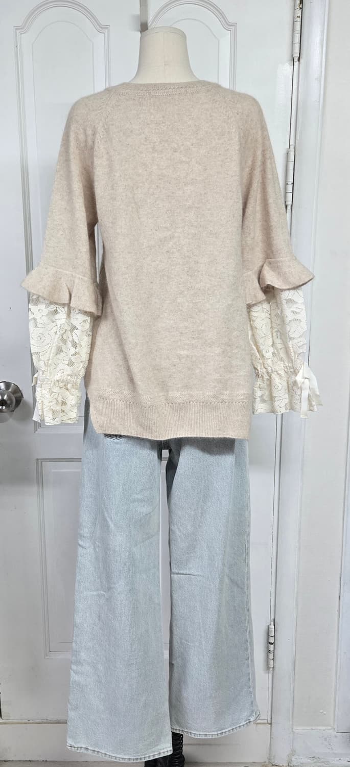 한섬 오즈세컨 레이스소매니트 상품이미지5