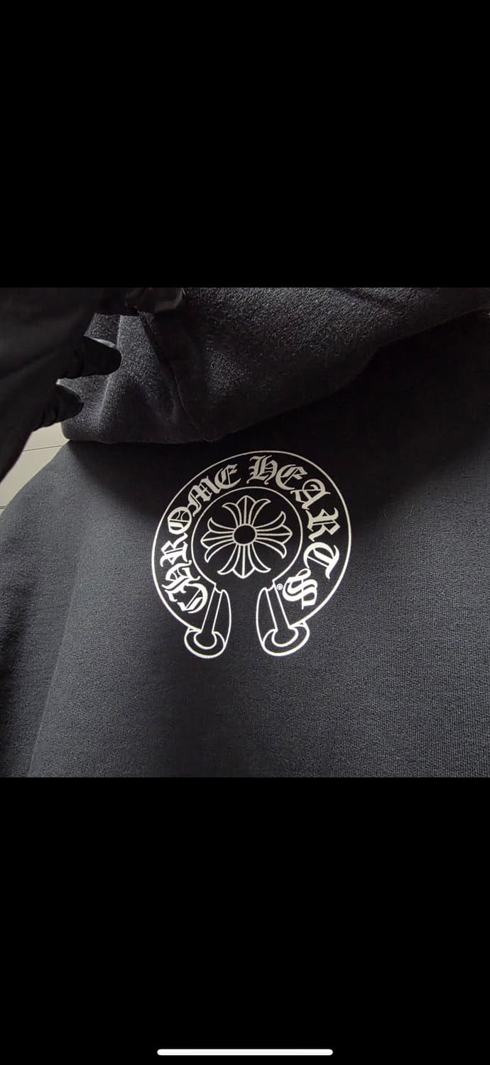 크롬하츠 티바로고 홀스슈 플로랄 후드집업 m 오버핏 상품이미지4