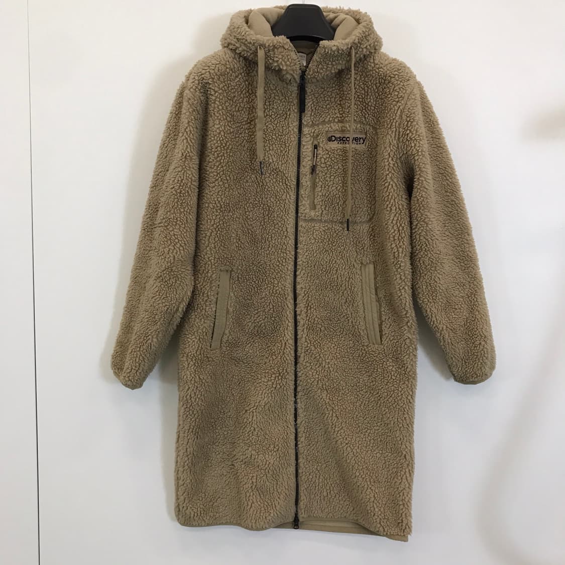 디스커버리 양털 뽀글이 롱 후리스점퍼 [95사이즈] 상품이미지1
