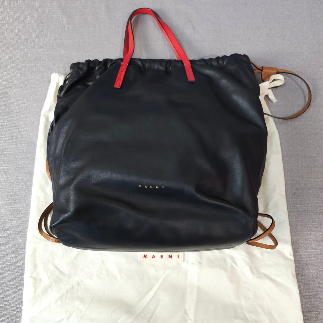 마르니 거셋 나파 레더 백팩 상품이미지1