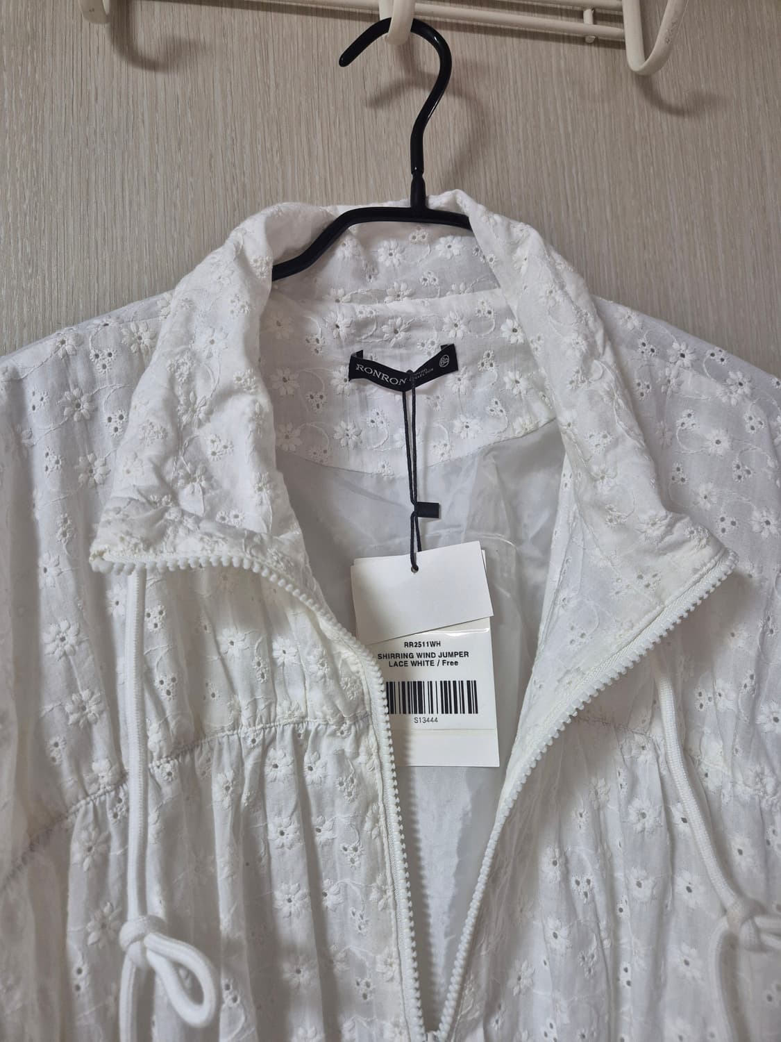 (새제품) 론론 ronron 스프링 윈드점퍼 레이스 자켓 상품이미지6