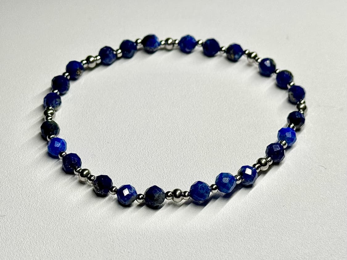 천연석 라피스라줄리 원석팔찌 상품이미지3