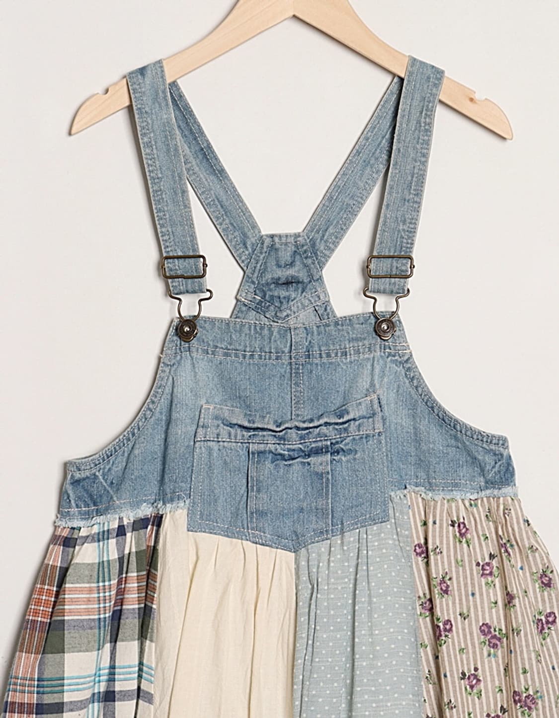 Non Mixed Fabric Jumper Skirt (44) 상품이미지2