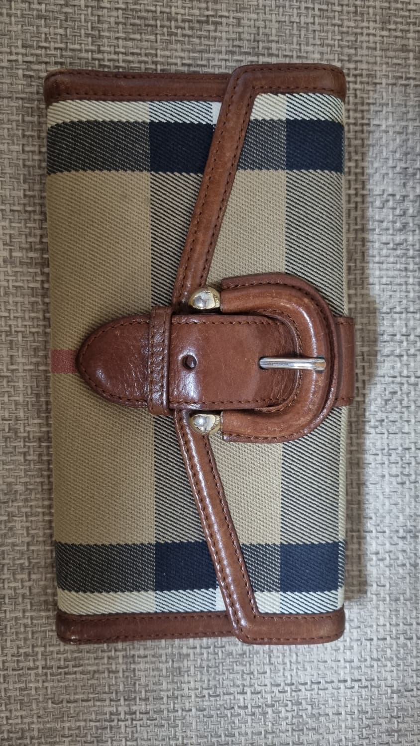 버버리 체크 장지갑 상품이미지2