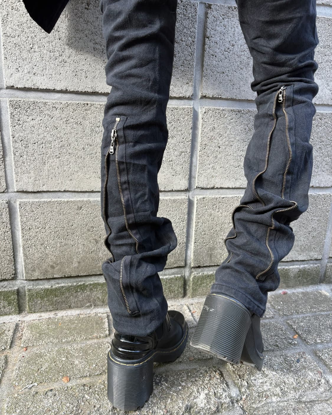 질 스튜어트 지퍼 디테일 슬림 실루엣 진 상품이미지8