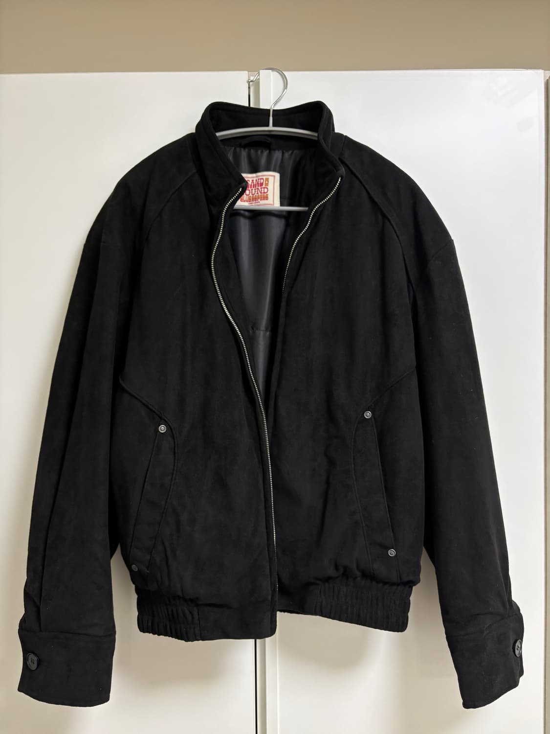 샌드사운드 스웨이드 블루종 블랙 상품이미지3