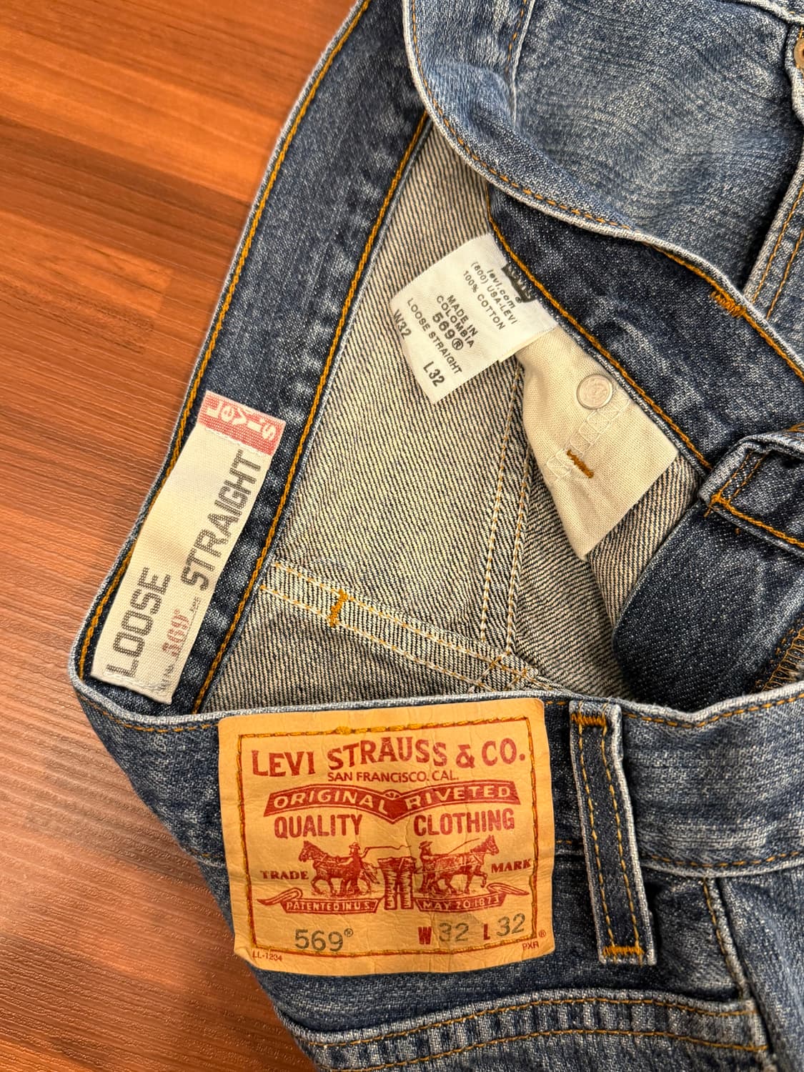 00s Levis 리바이스 569 데님 팬츠 (33inch) 상품이미지9