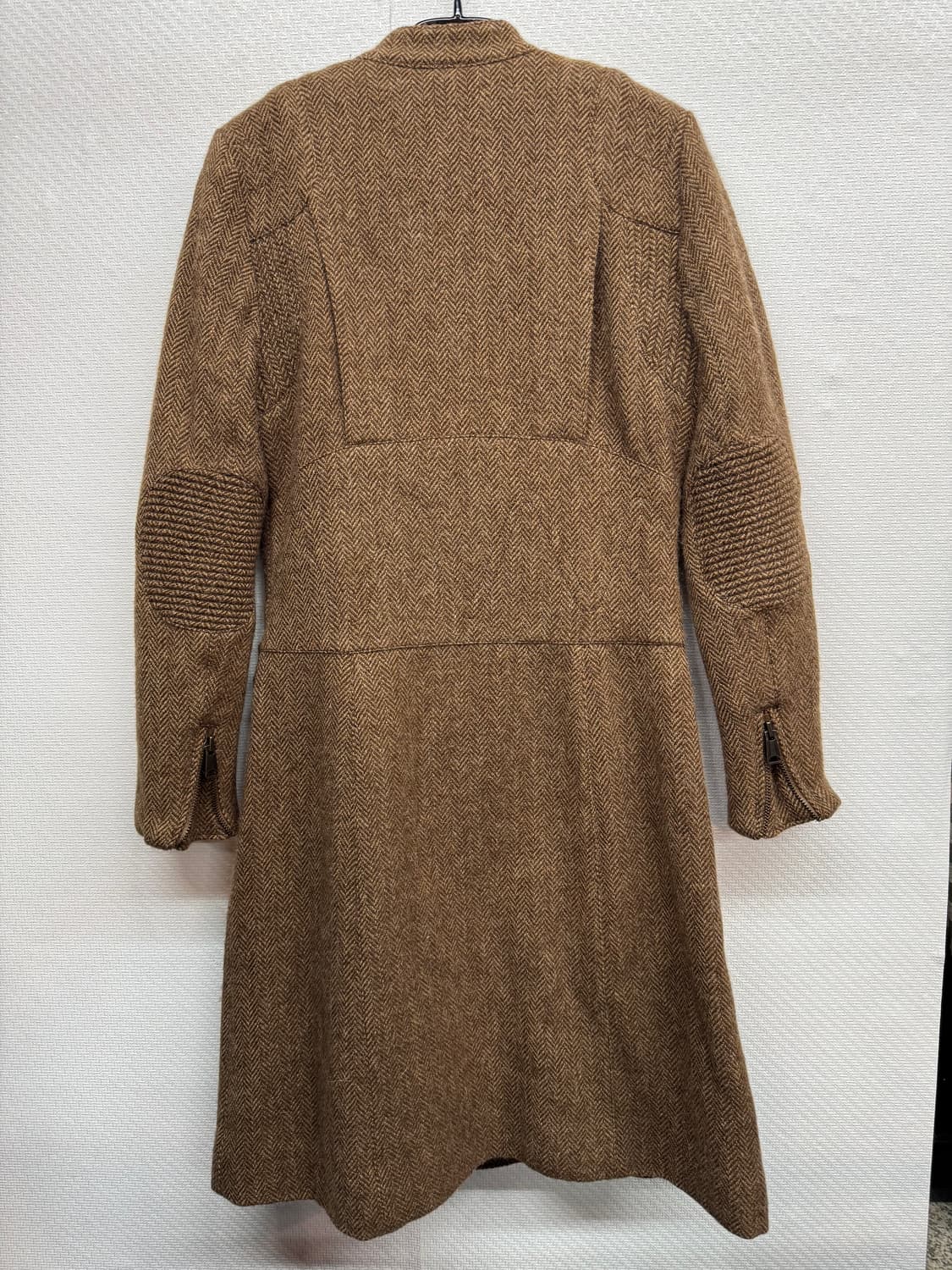 랄프로렌 울/알파카 헤링본 바이커 디테일 코트 S 상품이미지7