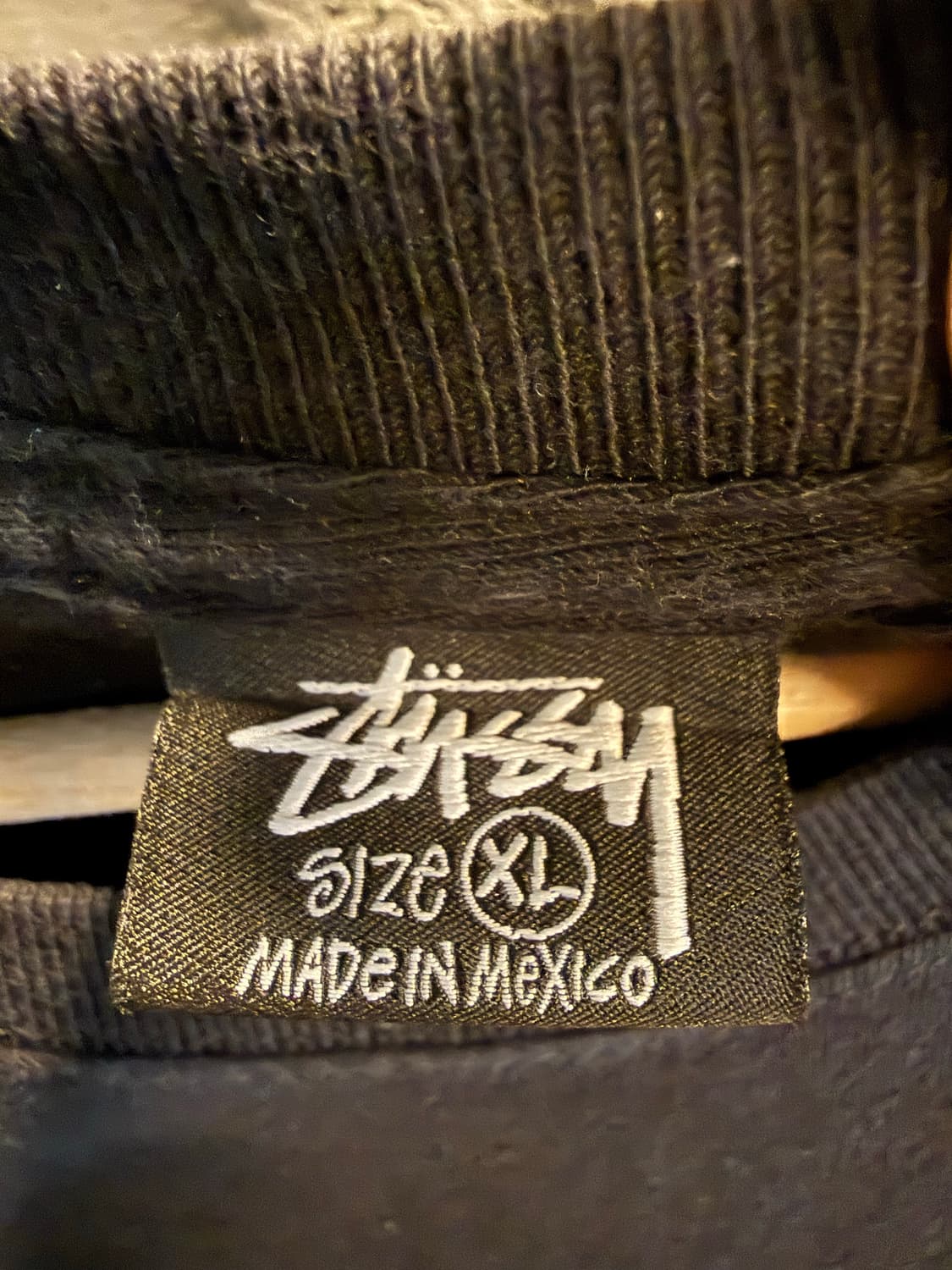 XL 스투시 STUSSY 오리지널 다이스 그래픽 로고 반팔 티셔츠 블랙 상품이미지7