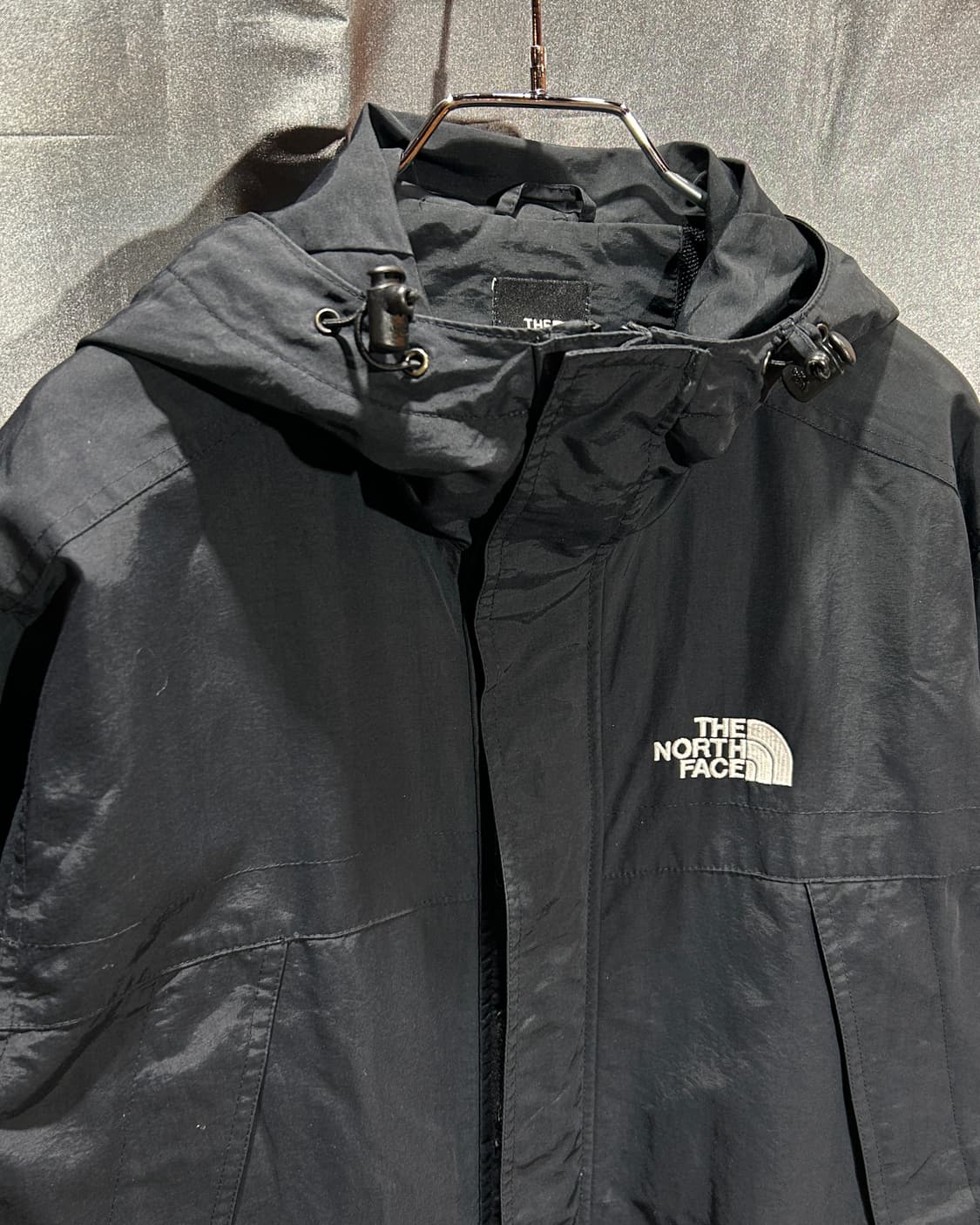 L 노스페이스 원포켓 전후면 로고 후드 바람막이 상품이미지4