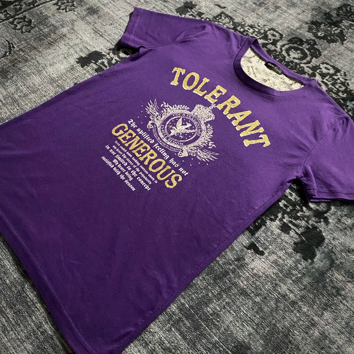 Purple Graphic Y2K T-Shirt 상품이미지4