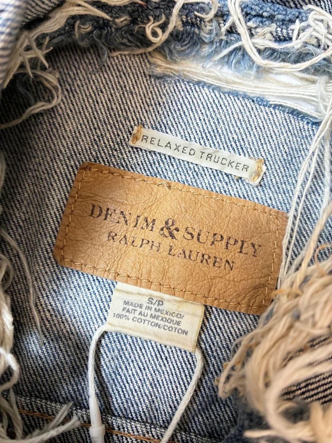 데님앤서플라이 00's 데미지 연청 자켓 PN9311 상품이미지8