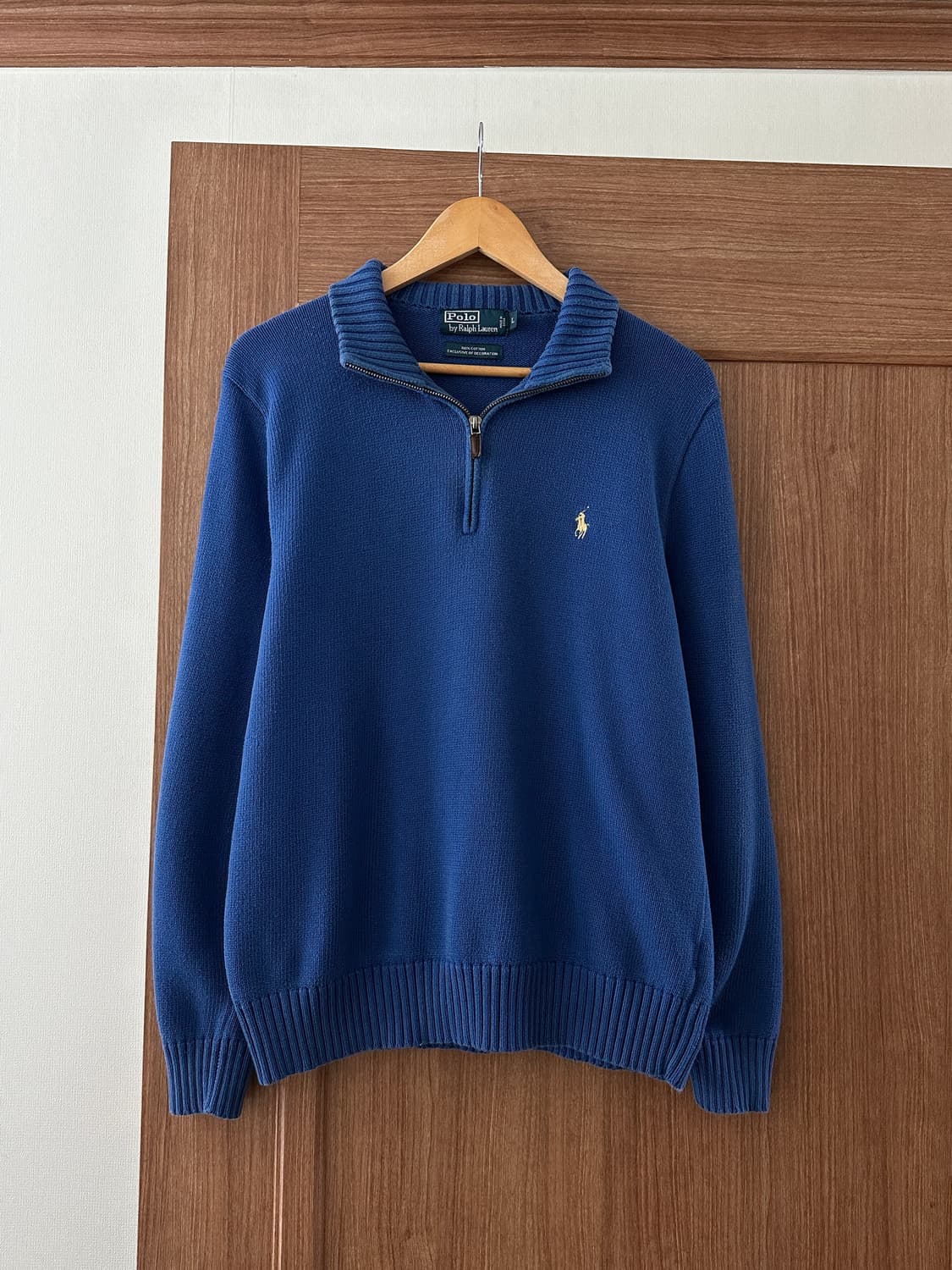 폴로 랄프로렌 반집업 니트 L 상품이미지2