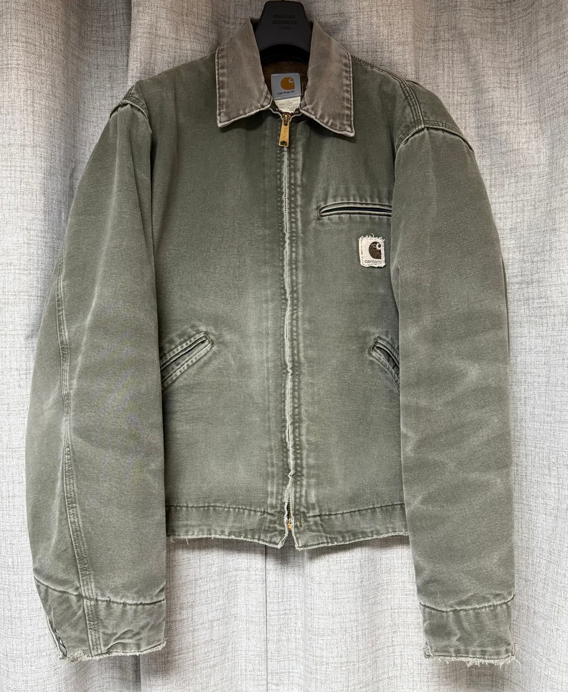 [L] 빈티지 칼하트 J76 디트로이트 자켓 모스 상품이미지1