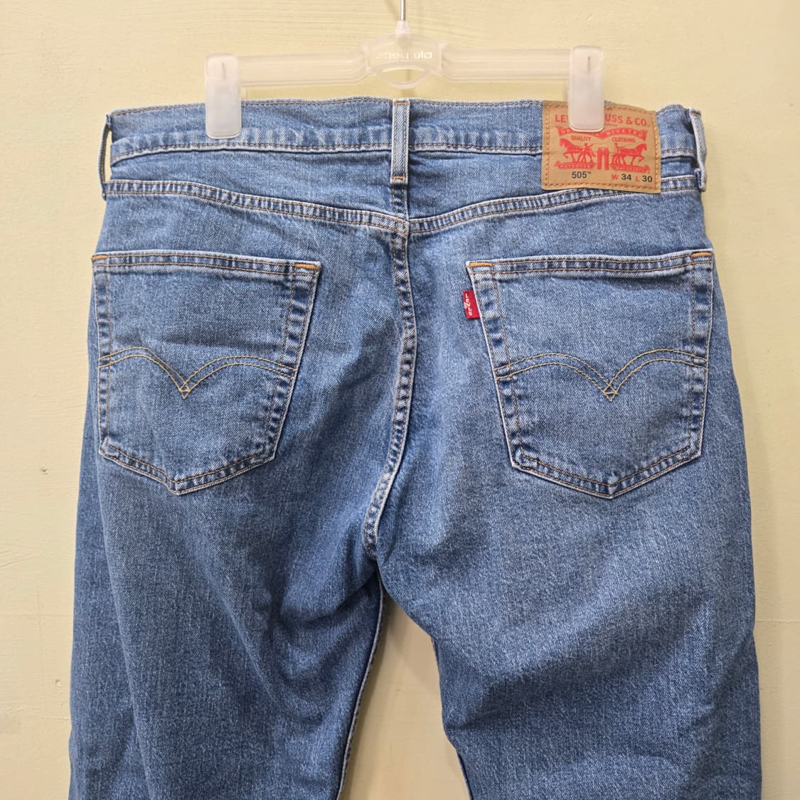[W34 L30] Levi’s 505 레귤러 스트레이트 데님 상품이미지3