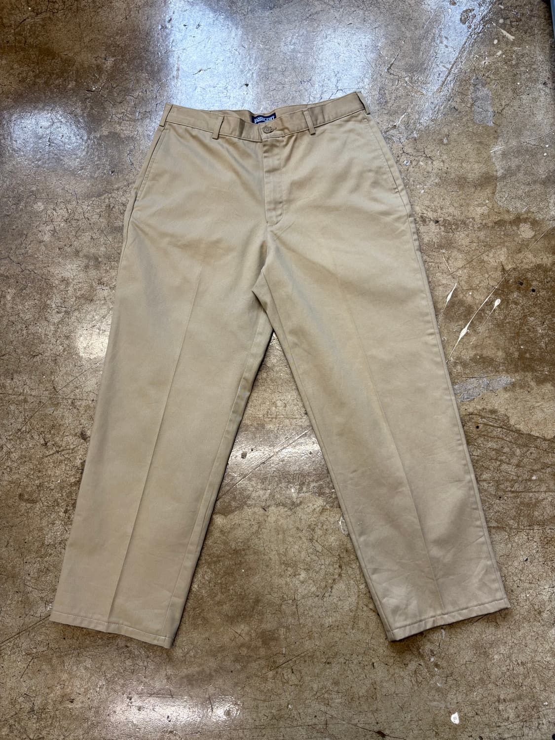 Lands End 베이지 와이드 치노 팬츠 상품이미지1