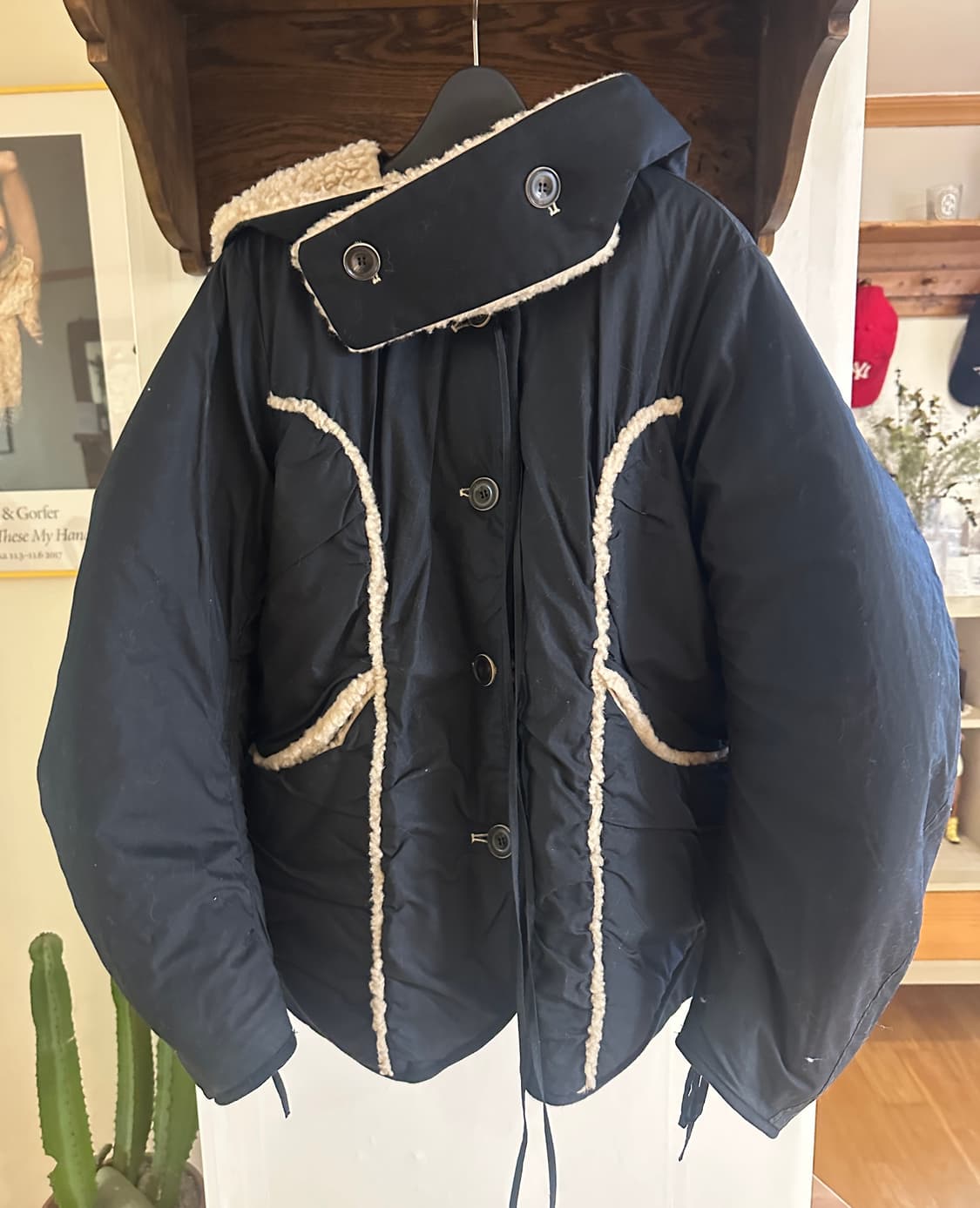 RENLI SU 런리수 리버시블 후드 뽀글이 자켓 (M) 상품이미지8