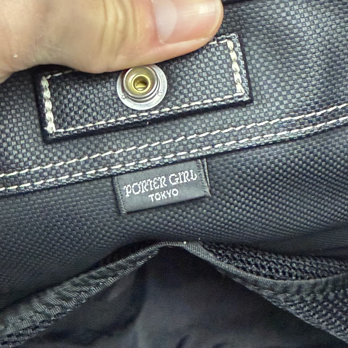 요시다포터 걸 토트백 화이트 M 상품이미지7