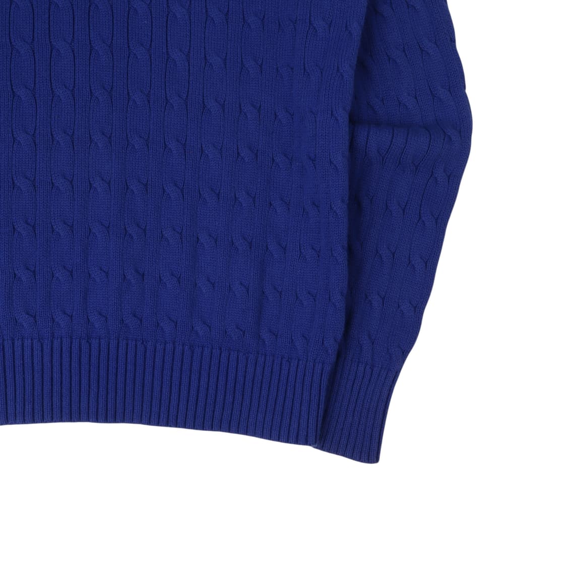 폴로 랄프로렌 블루 코튼 케이블 니트 상품이미지5