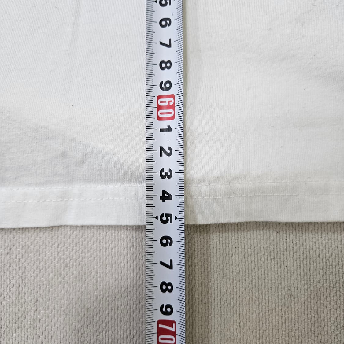 L 빈티지 로고 화이트 반팔티 0313Y 상품이미지6