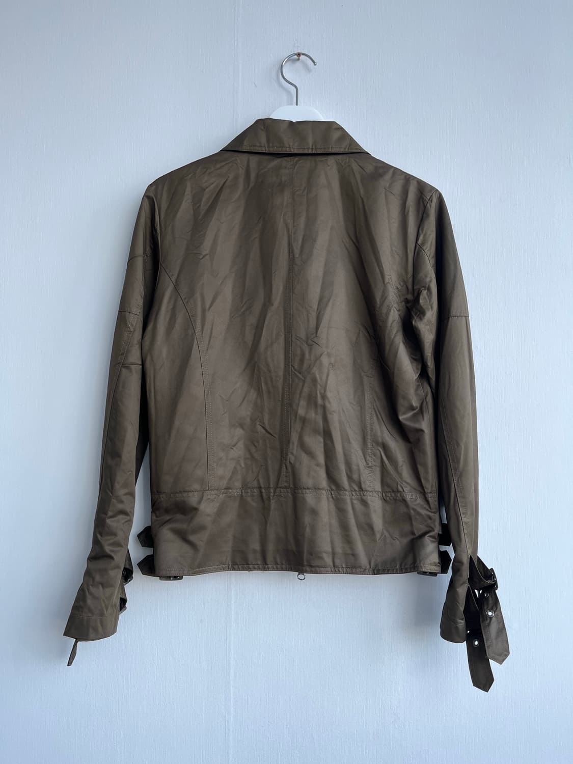 카키 하드웨어 라이더 자켓 상품이미지3