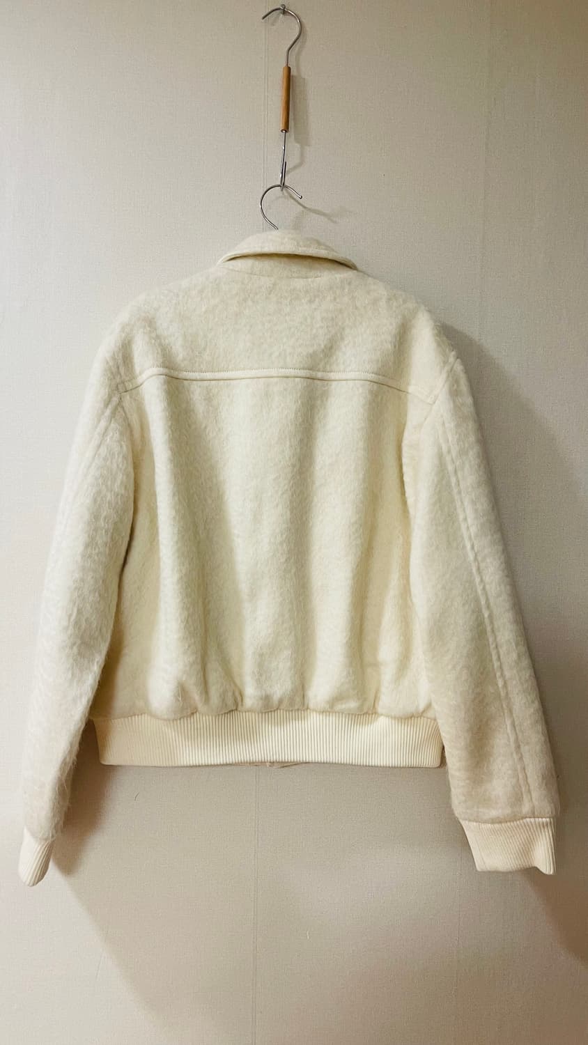 자라 오리진스 아이보리 울 봄버 자켓 L(110까지 가능) 정가 28만원 상품이미지8