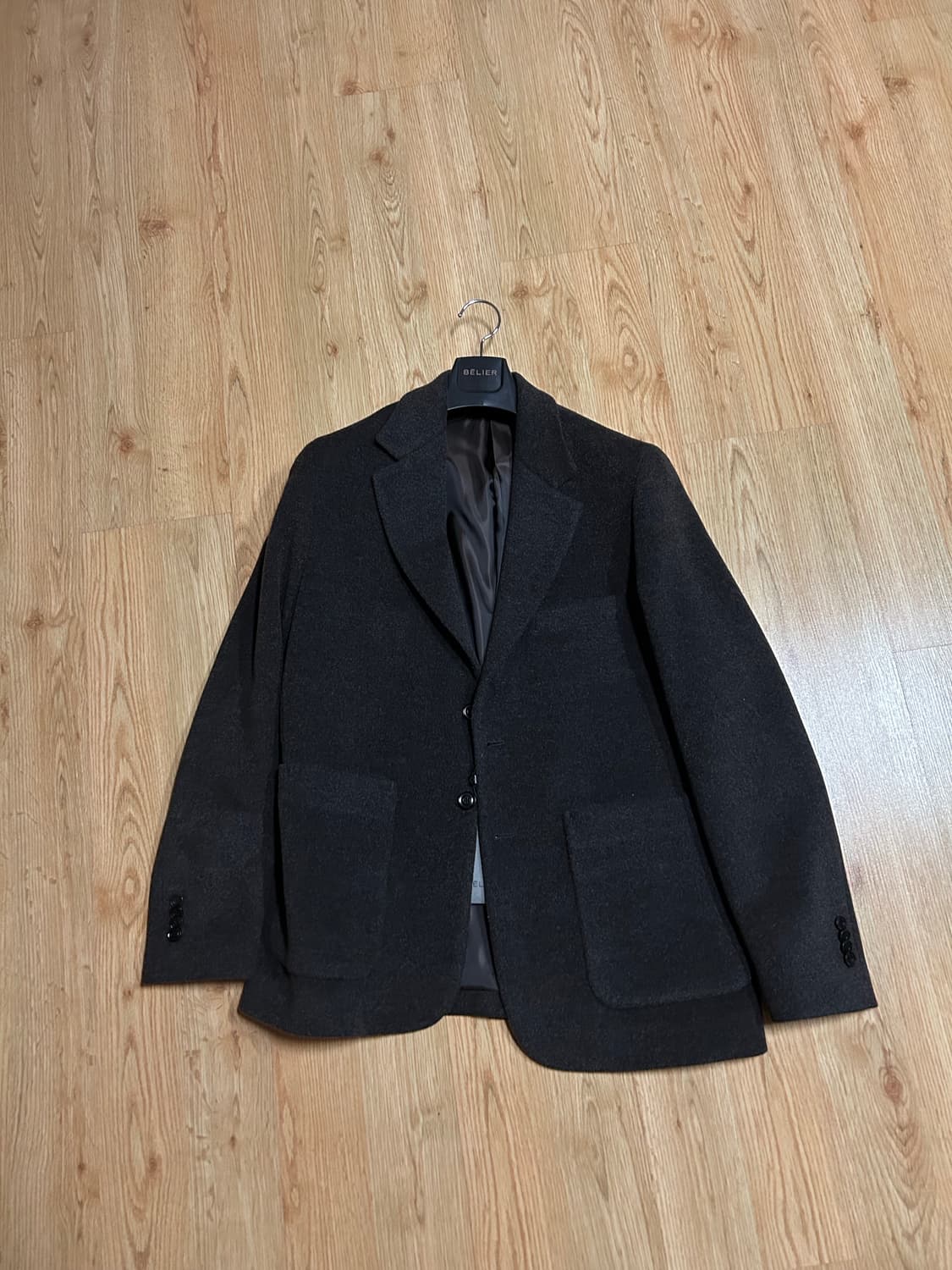 (3) 마이라이브러리 벨리에 헤링본 울블레이저 상품이미지2