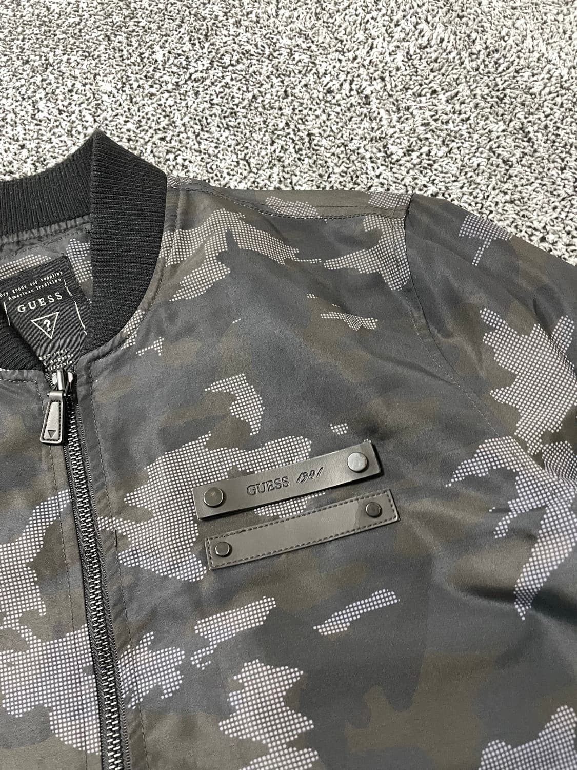 빈티지9. 게스 guess 카모플라쥬 바람막이 항공 점퍼 상품이미지2