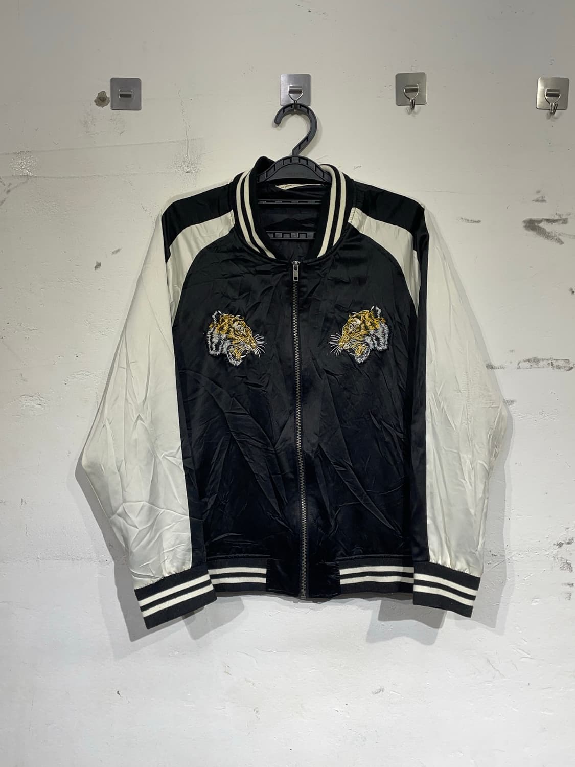 일본빈티지 오리엔탈 호랑이 자수 스카잔 빈티지 스카쟌 자켓 상품이미지5