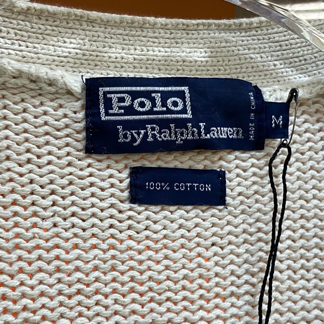 폴로 랄프로렌 아이보리 가디건 M 상품이미지2