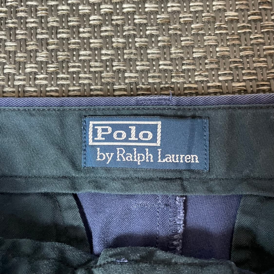 (31) 폴로 랄프로렌 90s 테일러 쇼츠 투턱 네이비 치노 팬츠 상품이미지4