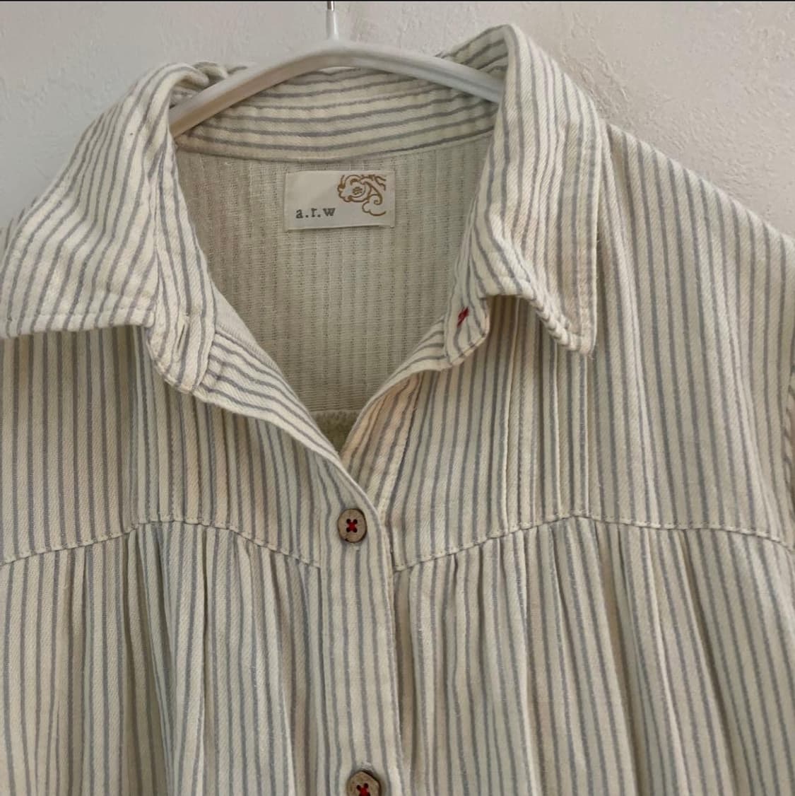 빈티지 arrow 스트라이프 셔츠원피스 상품이미지2