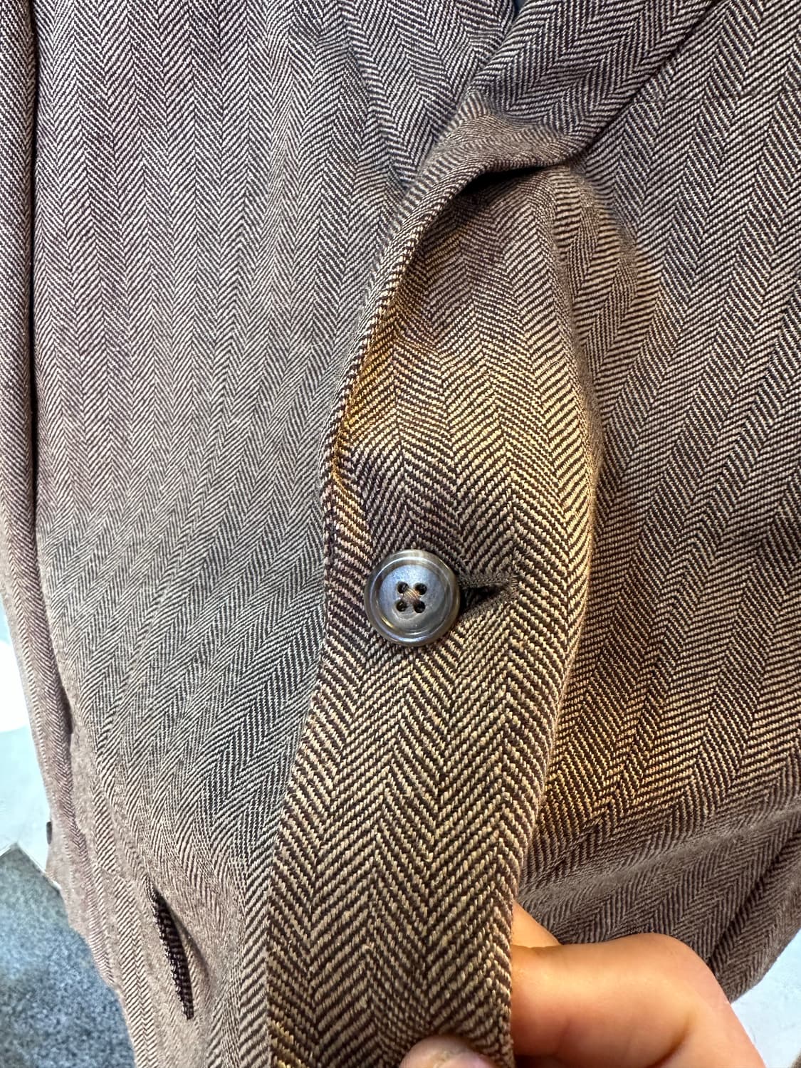 폴로 랄프로렌 울 트위드 자켓 made in italy 상품이미지5