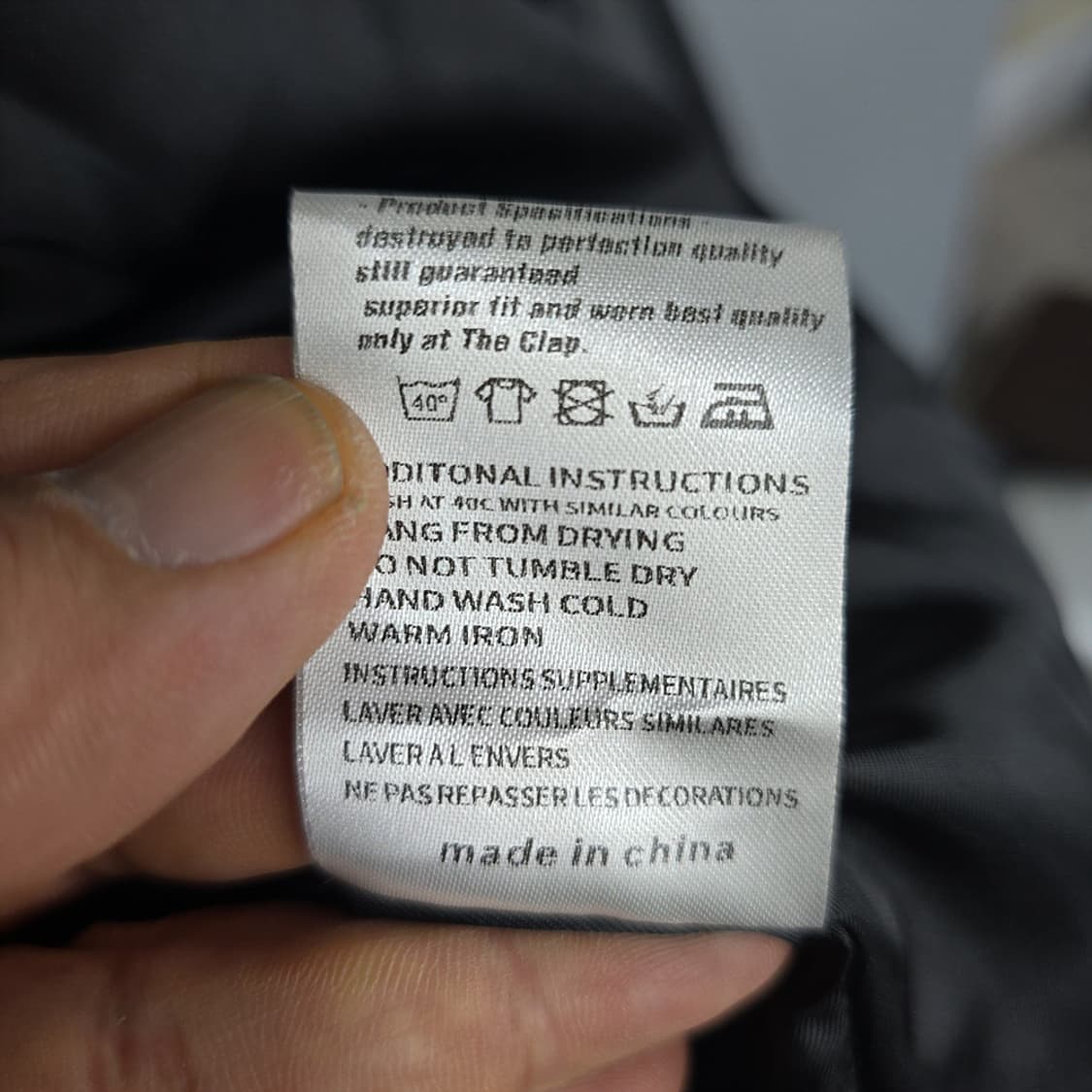 더클랩(the clap) 오버핏 다운 패딩 블랙 상품이미지8