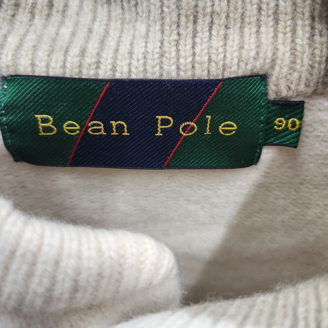 빈폴 로고 버튼 니트 M 상품이미지4