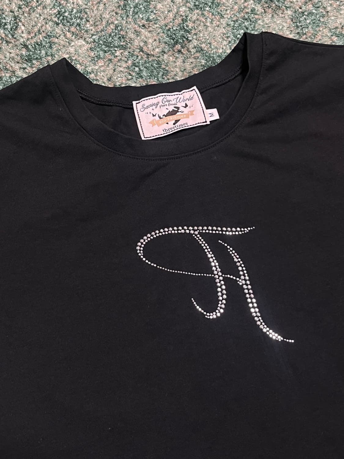 쓰리타임즈 Jewel tee _ Black [m] 상품이미지3