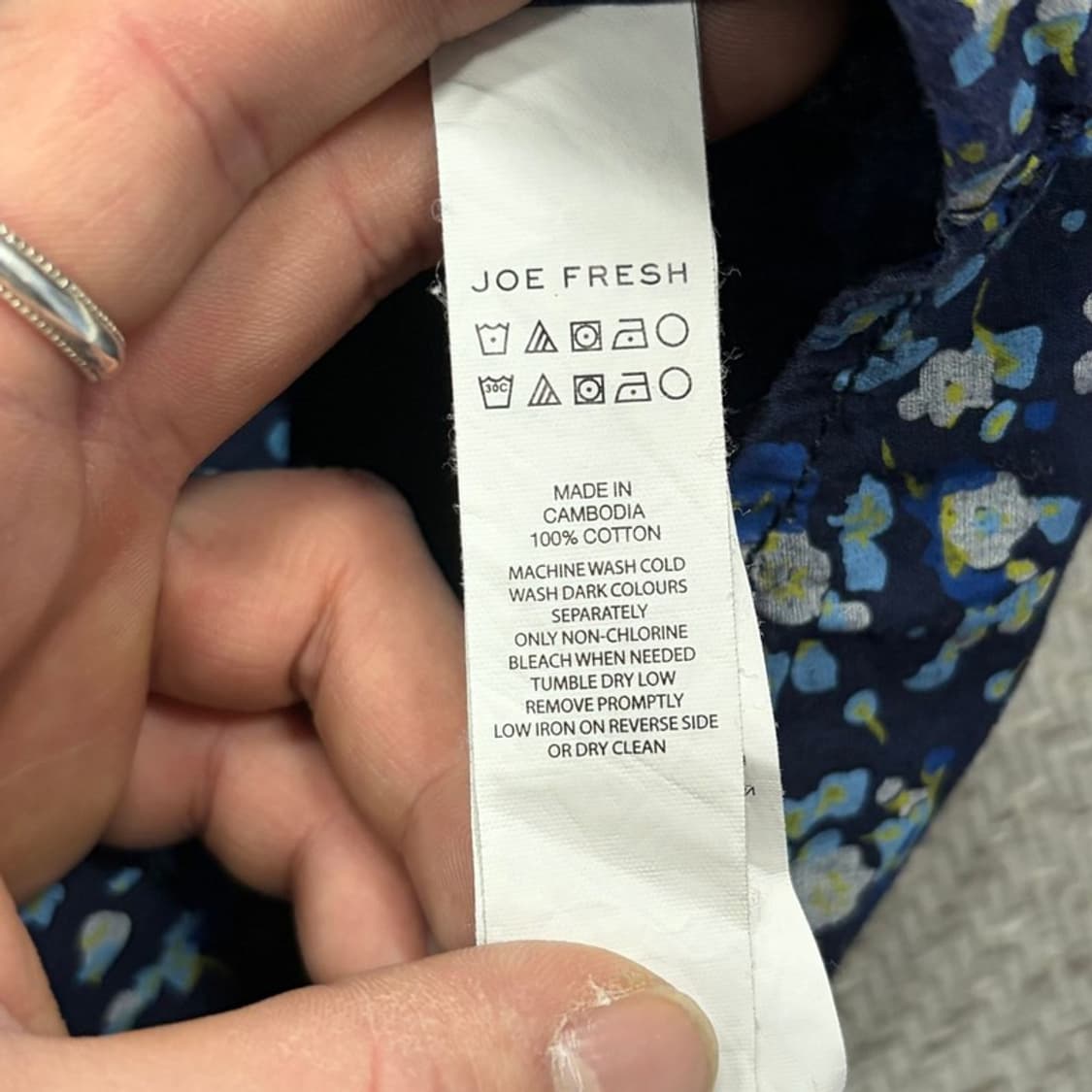 Joe Fresh 플로럴 슬리핏 셔츠 v2372 상품이미지6