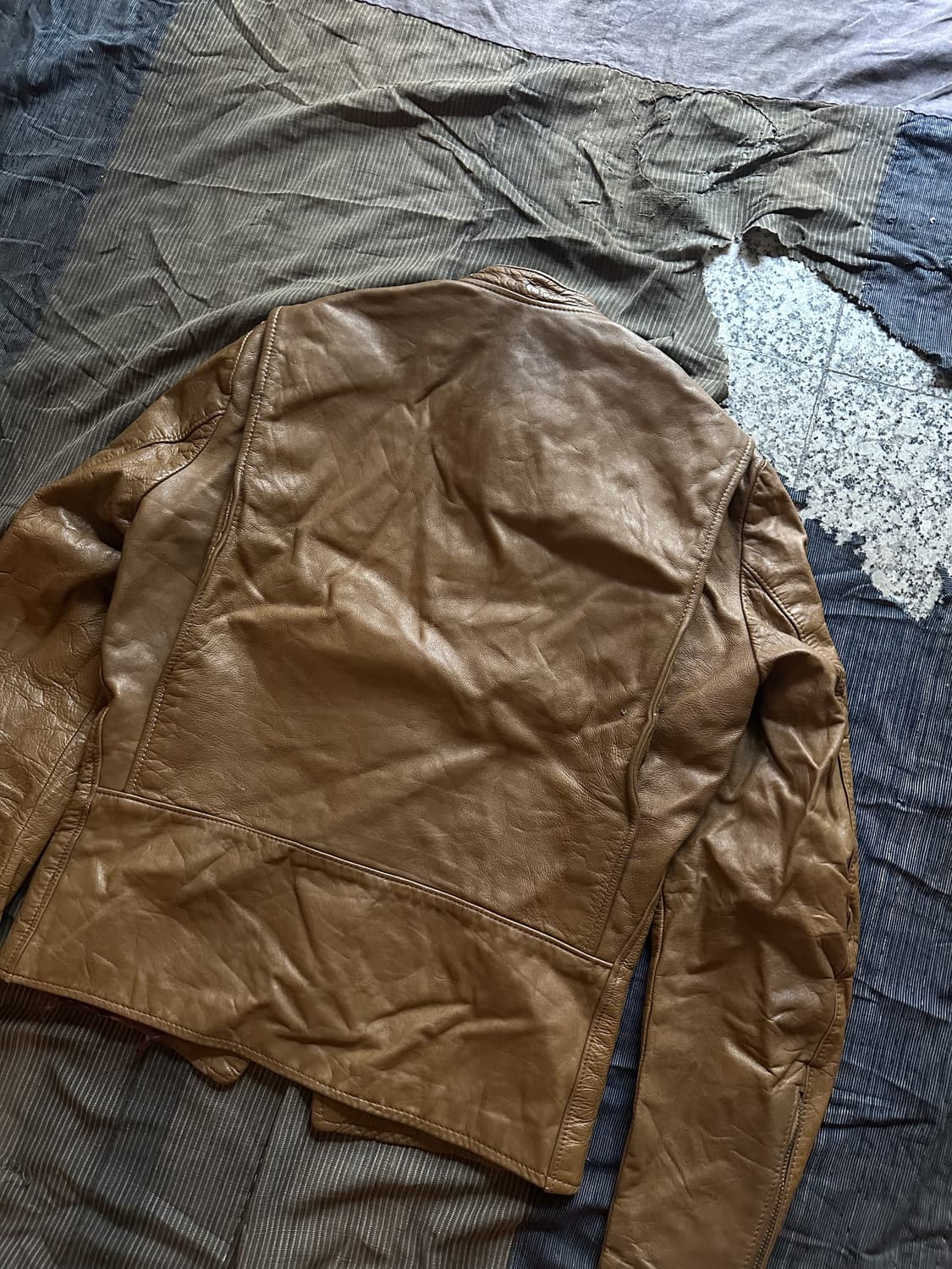 70s Harley Davidson Leather Jacket 상품이미지7
