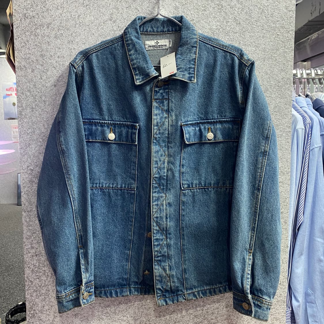 세인트페인 빅로고 포켓 데님 자켓 B3058 상품이미지2