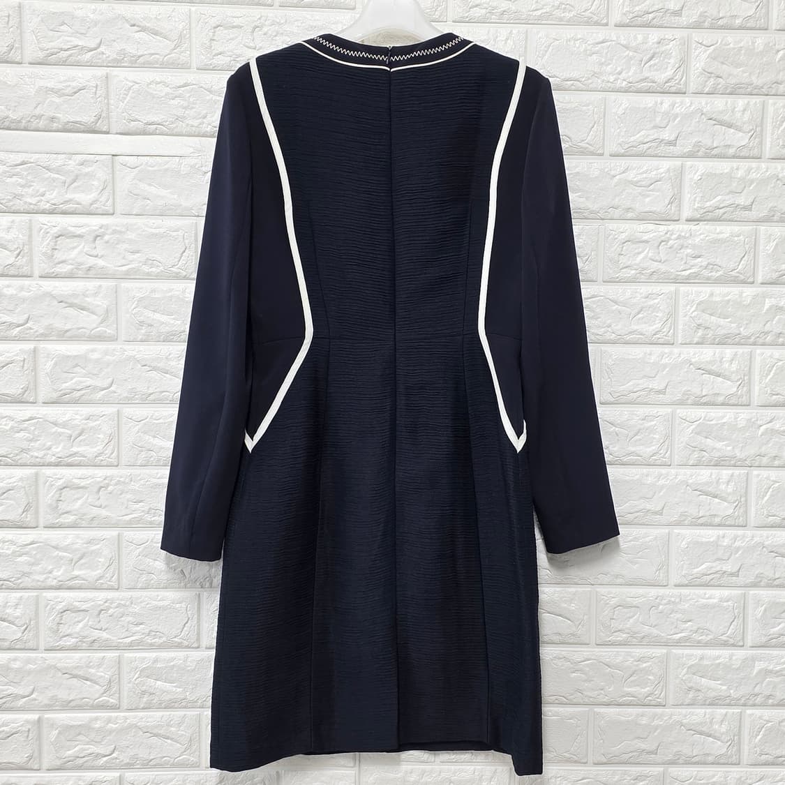 택포) S 잇미샤 네이비 배색 원피스 상품이미지4