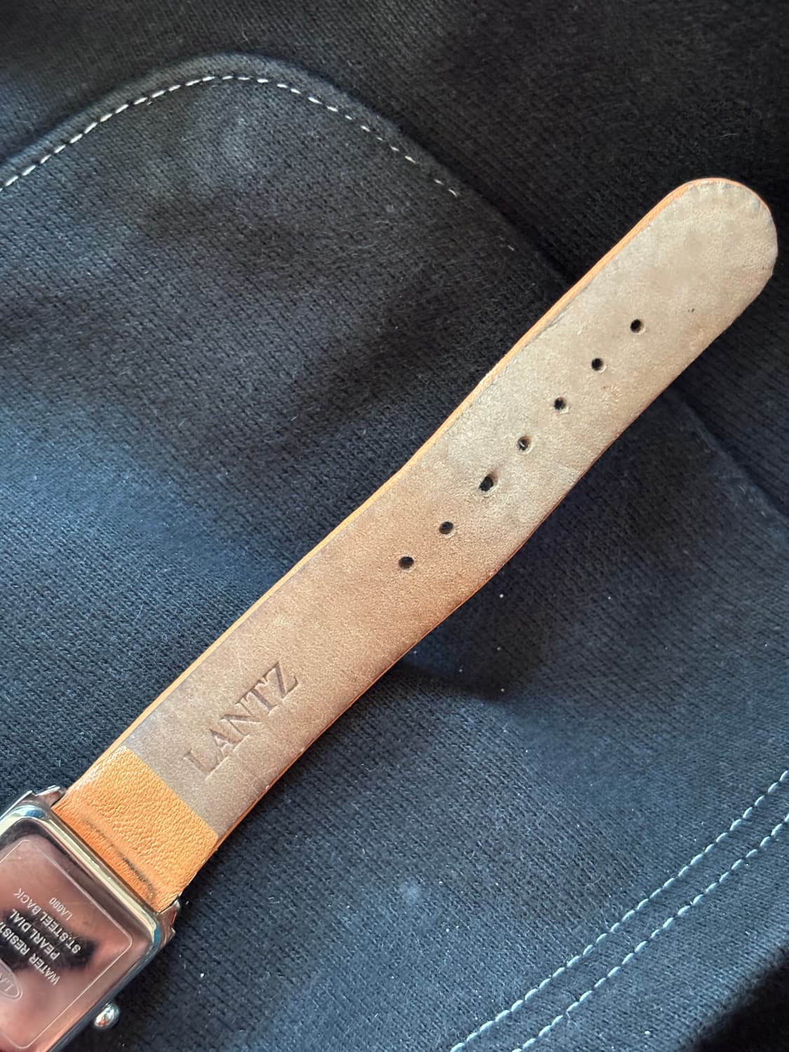 vintage Lantz quartz leather watch 상품이미지6