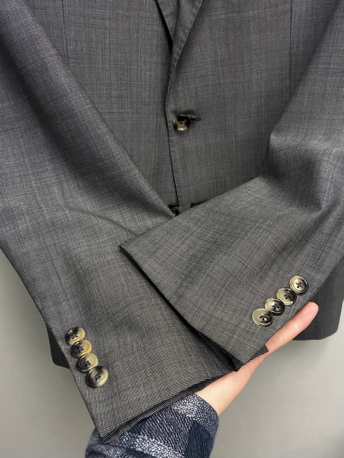 (50/100)Italy POLO 폴로랄프로렌 2버튼 블레이저 그레이 상품이미지3