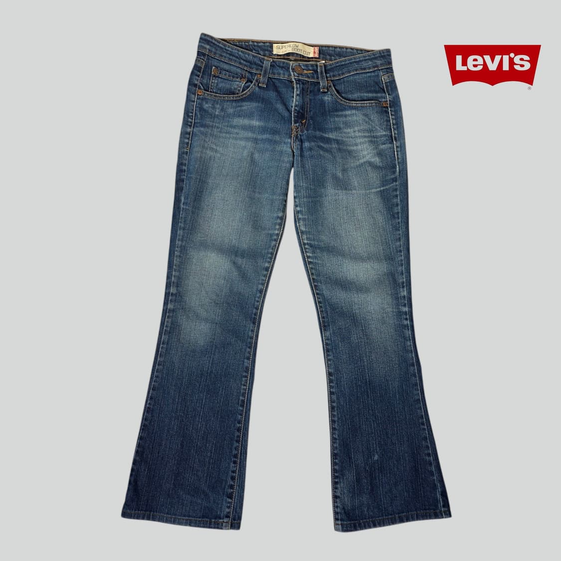 [28]00s 리바이스 518 슈퍼로우 부츠컷 데님팬츠 상품이미지1