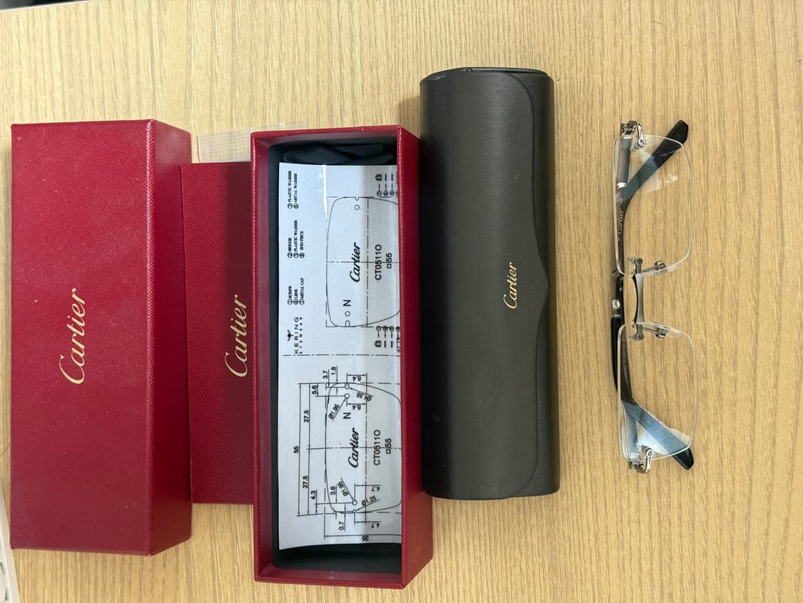 까르띠에 무테안경 ct05110 상품이미지3