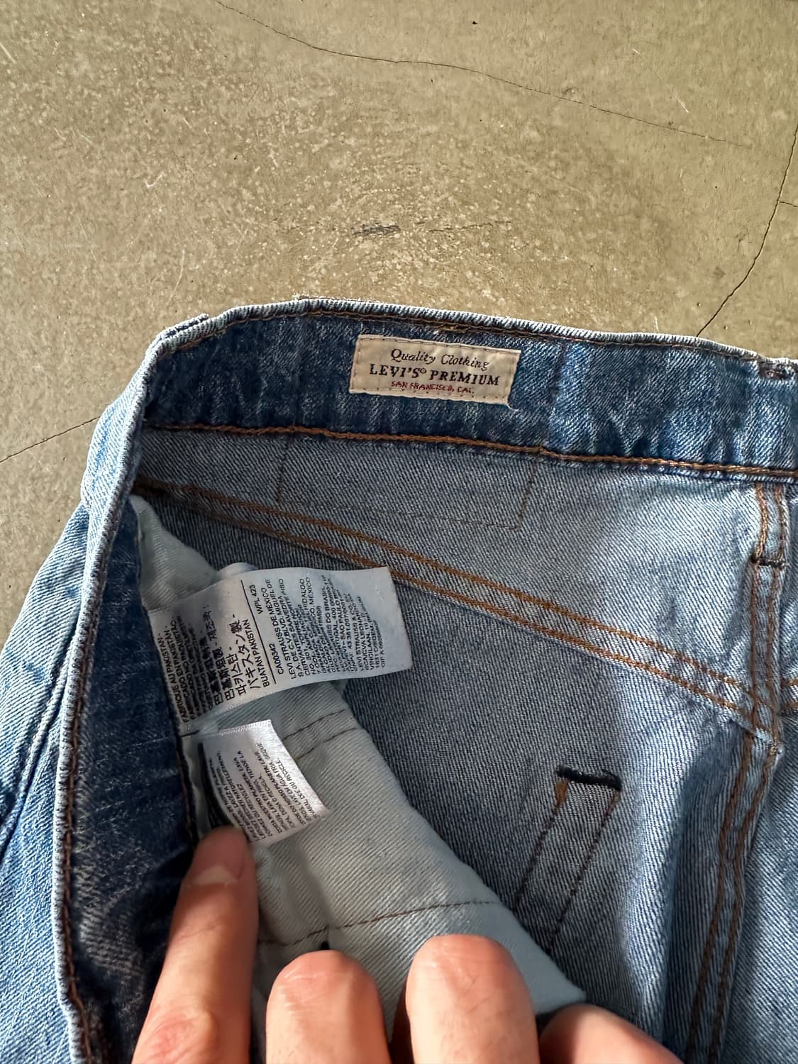Levis 리바이스 505 Light Wash Denim w29 상품이미지4