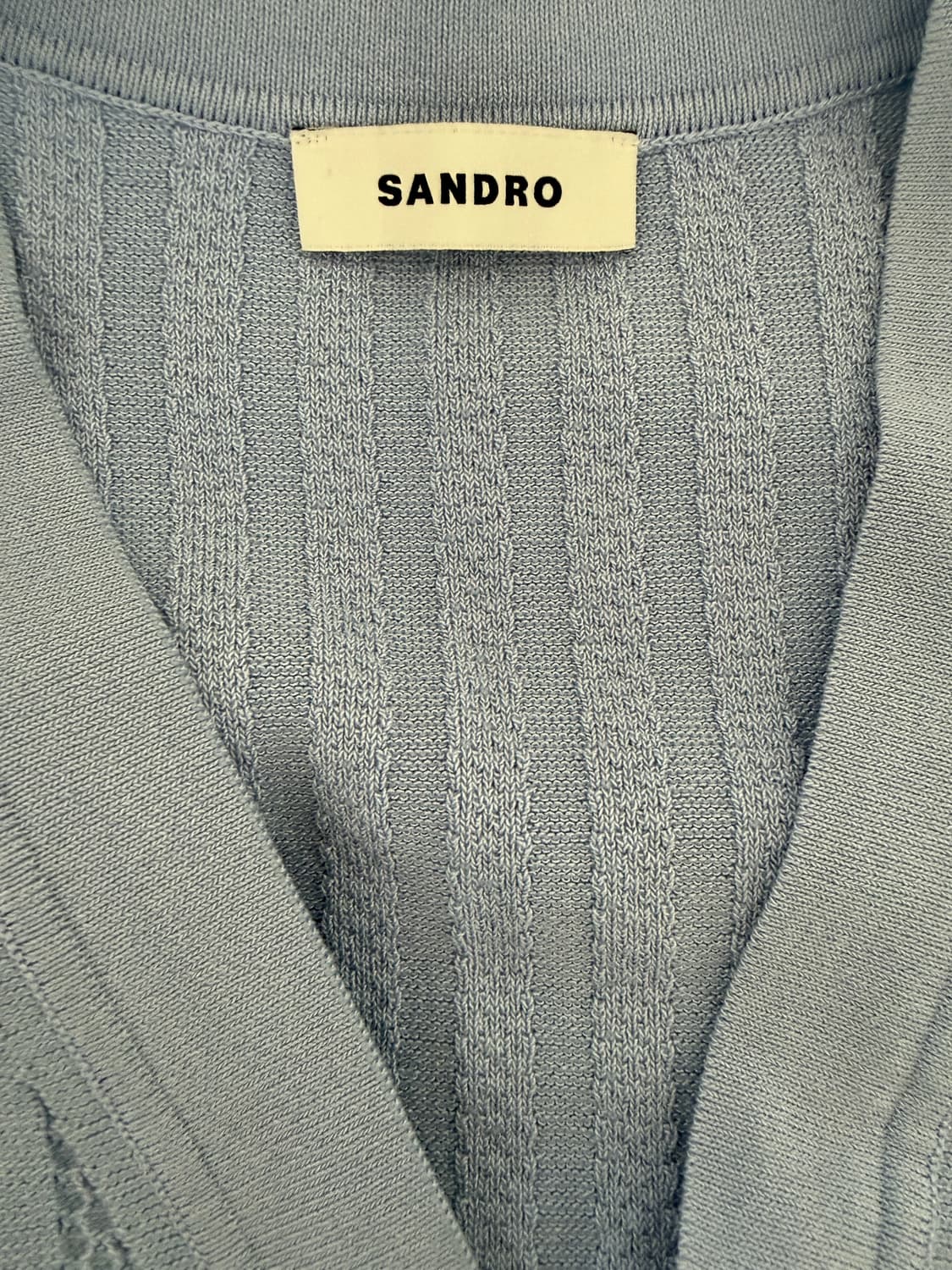 산드로 반팔 니트 사이즈1 상품이미지2