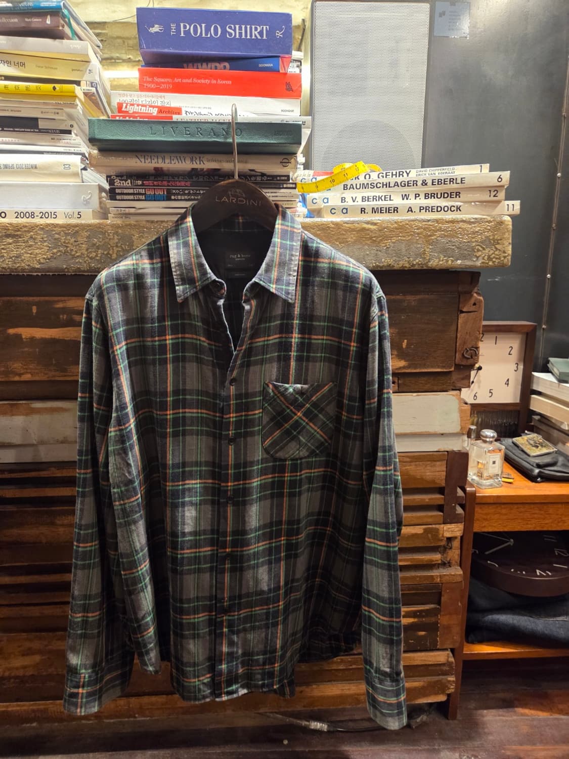 랙앤본 플란넬셔츠 상품이미지1