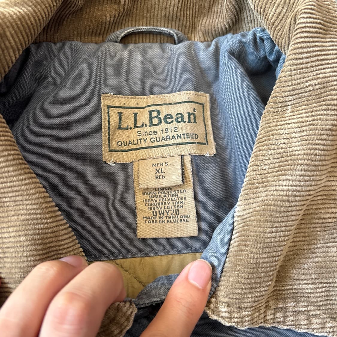 L.L.bean 엘엘빈 블루 헌팅 자켓 상품이미지10